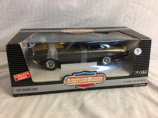 Collector American Muscle ERTL 1971 Buick GSX 1:18 Scale Die-Cast Metal Collector's Edt.