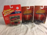 Lot of 3 Pieces Collector Johnny Lightning Mopar Muscle Cars 1/64 Scale Die-Cast Metal Cars