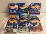 Lot of 6 Pieces Collector New in Package Hot wheels Mattel 1:64 Scale Die-Cast Metal Cars