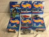 Lot of 6 Pieces Collector New in Package Hot wheels Mattel 1:64 Scale Die-Cast Metal Cars