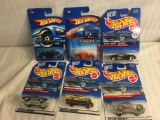 Lot of 6 Pieces Collector New in Package Hot wheels Mattel 1:64 Scale Die-Cast Metal Cars