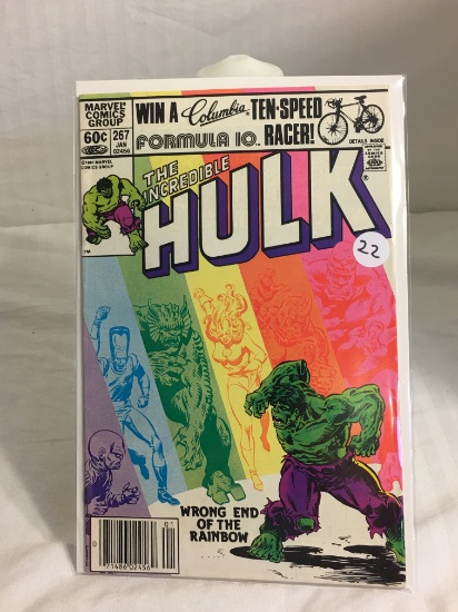 Collector Vintage Marvel Comics The Incredible Hulk Comic Book #267