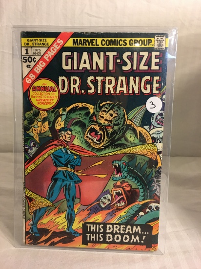 Collector Vintage Marvel Comics Giant -Size Dr. Strange #1 Comic Book