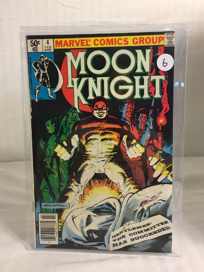 Collector Vintage Marvel Comics Moon Knight #4 Comic Book