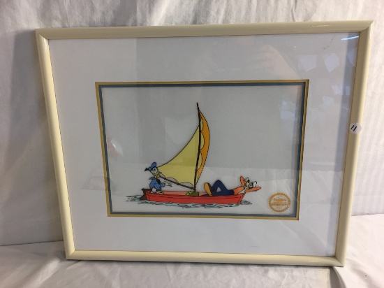 Collector The Walt Disney "No Sail"  Limited Edition Serigraph Cel W/COA In Frame Size:17"x21"