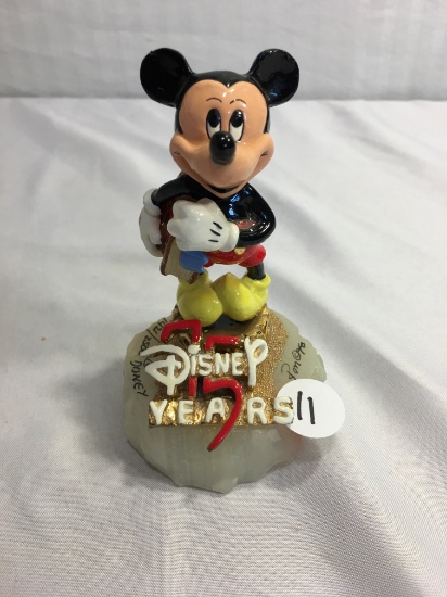 Collector 1998 Ron Lee Disney 75 Years Mickey Mouse Sculpture Figurine Size:4.1/4"Tall