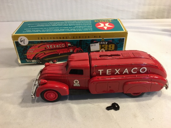 Collector Ertl Texaco Dodge Airflow Series 10 Die Cast Coin Bank-Used box 3"x9"