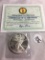 Collector  Walking Liberty Pure Silver Round Coin .999 Sulver  one-Half Troy Ounce W/COA