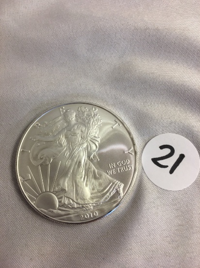 Collector 2010 American Silver Eagle 1oz Fine Silver-One Dollar Coin