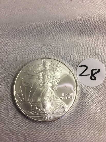 Collector 2010 American Silver Eagle 1oz Fine Silver-One Dollar Coin