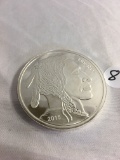 2015 Collector 5 Troy Oz .999 Fine Silver Buffalo Coin