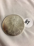 Collector 2002 American Silver Eagle 1oz Fine Silver-One Dollar Coin