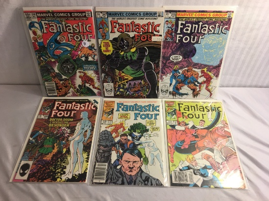 Lot of 6 Collector Vtg Marvel Fantastic Four Comic Books No.246.247.255.288.292.294.