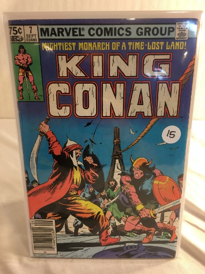 Collector Vintage Marvel Comics King Conan Comic Book No.7