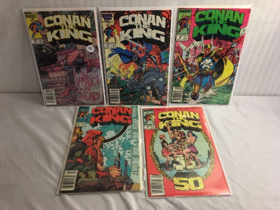 Lot of 5 Collector Marvel Comics Conan The King  Comic Books No.20.35.42.49.50.