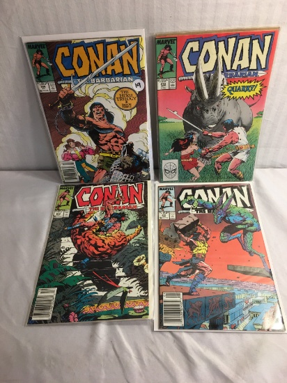 Lot of 4 Collector Marvel Comics  Conan The Barbarian Comic Books No.208.210.213.214.