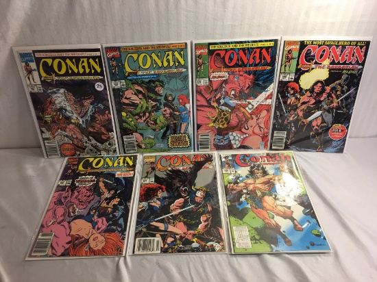 Lot of 7 Collector Marvel Conan The Barbarian Comic Books No.241.242.243.244.245.246.269.