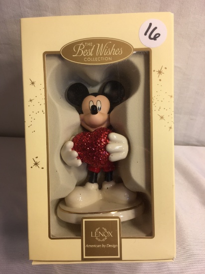 Lenox American By Design The Best Wishes Collection Love Struck Mickey Figurine 6.5/8"T Box