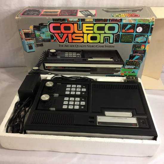 Collector Vintage Coleco Vision  The Arcade Quality Video Game System 19" by 12" Box Size
