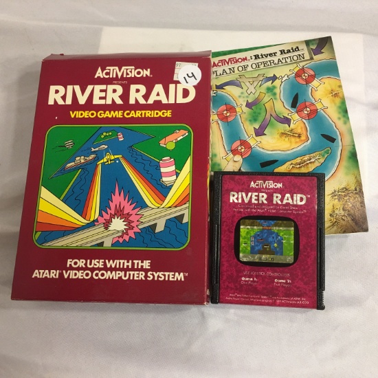 Collector Vintage Activision Atari River Raid Video Game Cartridge Game