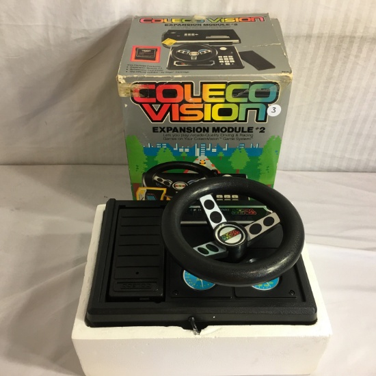 Collector Vintage Coleco Vision Expansion Module #2 Box Size:12"Tall by 9" Width
