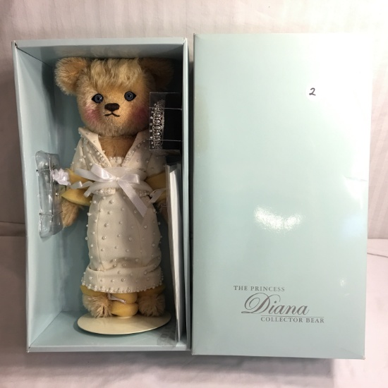 Collector New Franklin Mint The Princess Diana Collector Bear 13.1/4"Tall Box Size