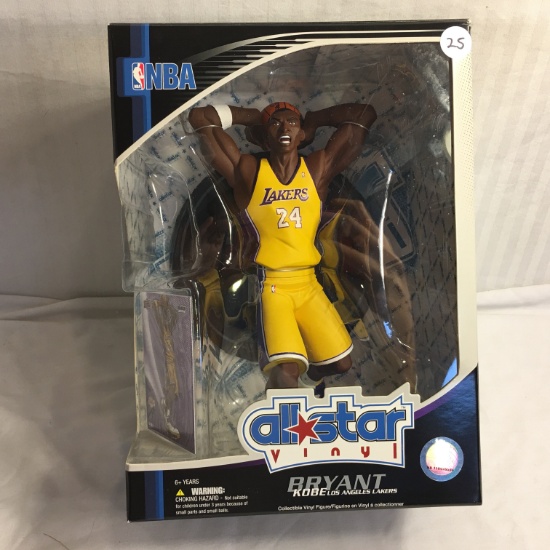 Collector NIB NBA All Star Bryan Koe Los Angeles Lakers Basketball Sport Figure 11"tall Box Size