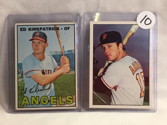 Lot of 2 Pcs Collector Vintage Sports Baseball Trading Cards Christopher Paul Arnold and Ed Kirkpatr