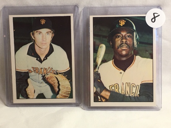 Lot of 2 Pcs Collector Vintage Sports Baseball Trading Cards Chris Edward Speier and Gary Nathaniel