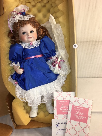 Collector RARE Walt Disney Co. "Missy" 9015 Hand Signed Porcelain Doll Size Box:23"T Box