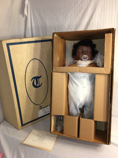 Collector Vintage "Petunia" By Judith Turner Ltd. Edition 71/500 Porcelain Doll Box:24"x14"