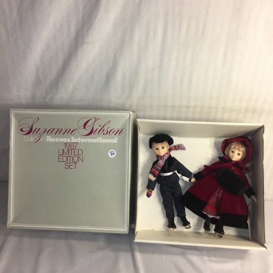 Collector Suzanne Gibson Dolls From Reeves International 1987 Ltd, Edt. Set 11" by 11" Box