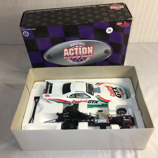 Collector NHRA Racing Action Platinum John Force Castrol 1997 Mustang Funny Car 1:24 Scale