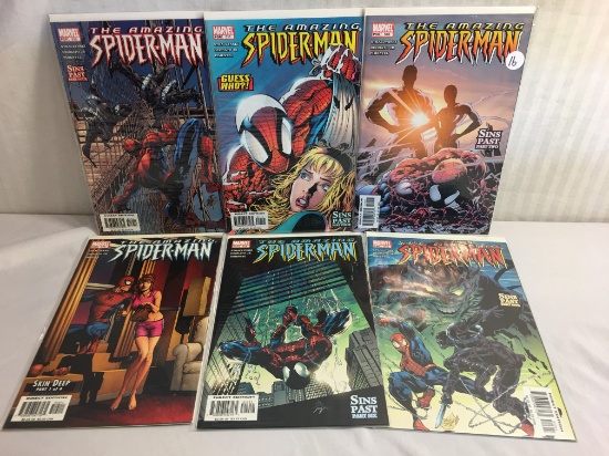 Lot of 6 Pcs Collector  Marvel Comics Amazing Spider-man No.510.511.512.513.514.515.