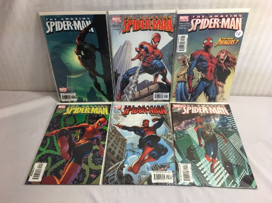 Lot of 6 Pcs Collector  Marvel Comics Amazing Spider-man No.519.520.521.522.523.524.