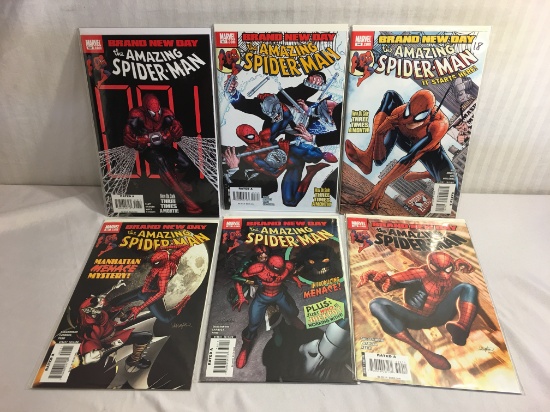 Lot of 6 Pcs Collector  Marvel Comics Amazing Spider-man No.546.547.548.549.550.551.