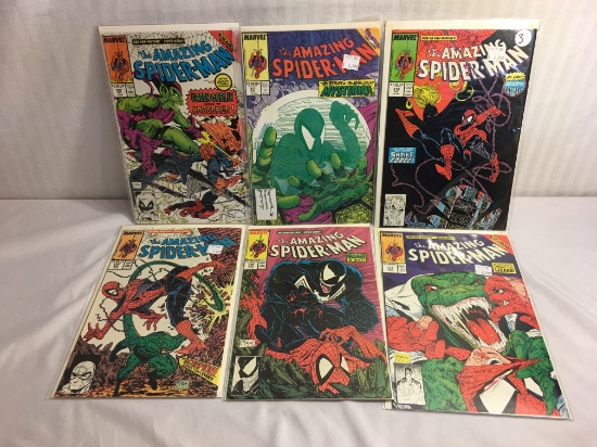 Lot of 6 Pcs Collector Vintage Marvel Comics Amazing Spider-man No.310.311.312.313.316.318.