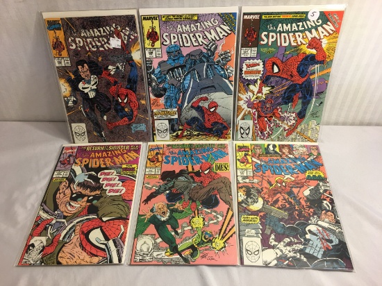 Lot of 6 Pcs Collector Vintage Marvel Comics Amazing Spider-man No.327.329.330.331.336.339.