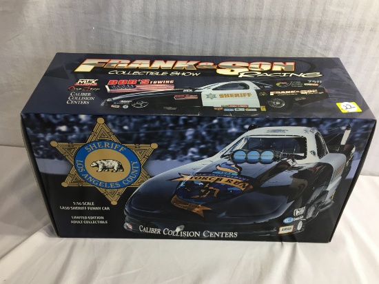 Collector LASD Sheriff Funny Car Limited Edition 1:16 Scale Box: 16"x9"