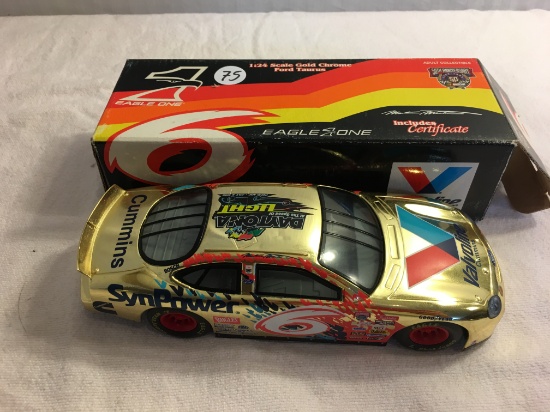Collector Racing Champions Mark Martin #6 Eagle One Ford Taurus Gold Chrome Stock Car 1:24 Scale