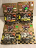 Lot of 4 NIP Collector Racing Champions Assorted Die Cast Cars 1:64 Scale