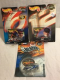 Lot of 3 NIP Collector Hot Wheels Racing Assorted Die Cast Cars 1:64 Scale