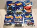 Lot of 6 NIP Collector Hot Wheels Assorted Die Cast Cars 1:64 Scale
