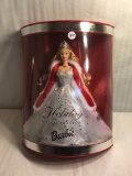 NIB Barbie Mattel Special 2001 Edition Holiday Celebration Barbie Holiday Doll 14.5