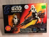 Collector NIB Kenner The Power of the Force Imperial speeder Bike Box: 9
