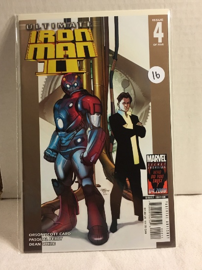 Collector Marvel Comics Ultimate Iron Man II Issue #4 Of Five Comic Book