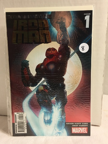 Collector Marvel Comics Ultimate Iron Man Issue #1 Comic Book