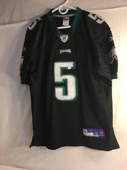 Collector Used NFL Authentic Equipment Eagles #5 McNabb Black jersey Size: 48