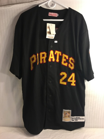 Collector NWT NFL Mitchell & Ness Copperstown Barry Bonds Pittsburgh Pirates 1986-1992 Jersey