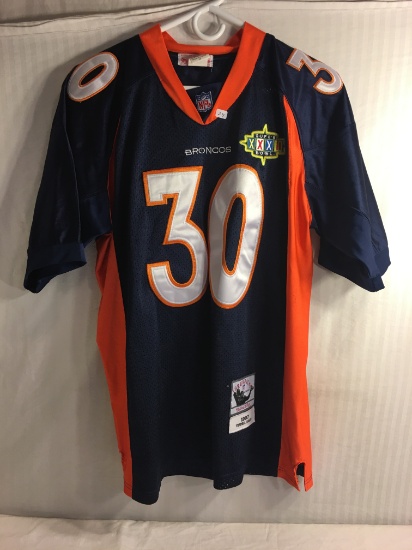 Collector NFL Used Mitchell & Ness Throwbacks  1997 Terrell Davis Super XXXII Bowl Sz:48